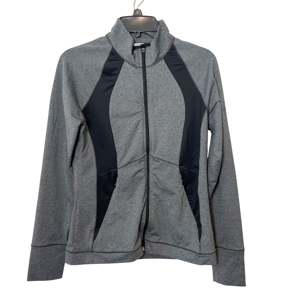 Cutter & Buck Shoreline Athletic Jacket M Gray Womens Full Zip Hidden‎ Pockets